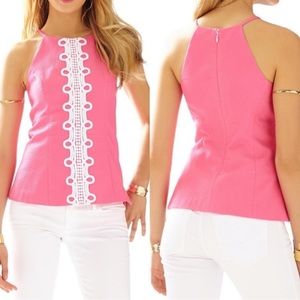 Lilly Pulitzer Annabelle Hotty Pink Halter
Tank Top
